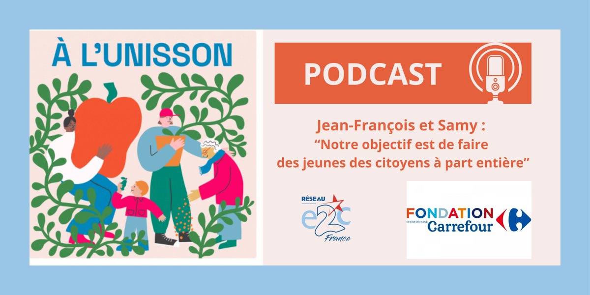A l’Unisson est une série de podcasts réalisée par la Fondation Carrefour. De la terre de jardins partagés à de belles assiettes colorées, partez à la rencontre des personnes engagées. Découvrez le 5è épisode avec l'<a href="/e2cCotedOpale/">e2c Côte d'Opale</a>! 🍅🌻🧺
➡️bit.ly/3p6mLbl
#e2c #e2cfrance