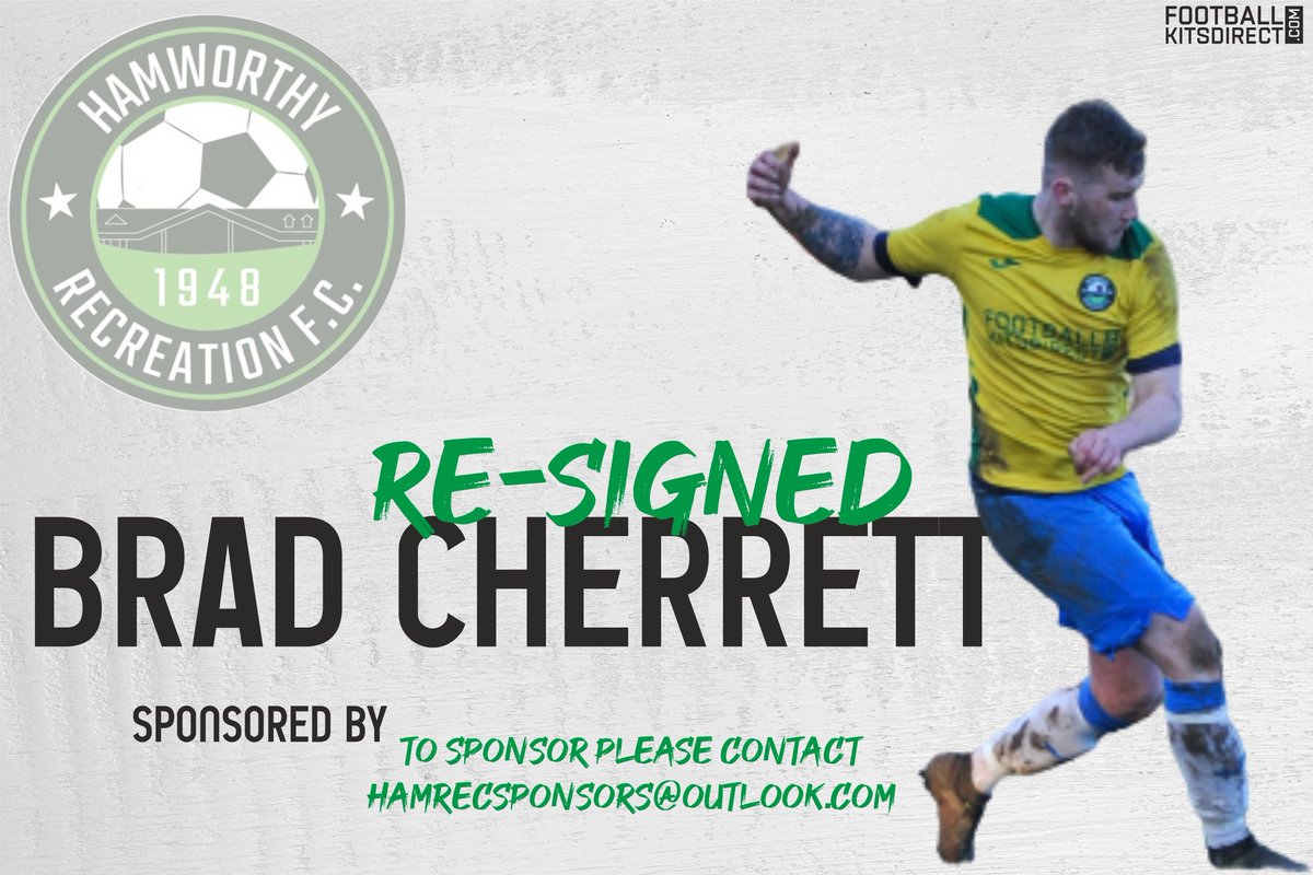 𝗥𝗘-𝗦𝗜𝗚𝗡𝗜𝗡𝗚 | 📝

Next to re-sign for the 23/24 season is Brad Cherrett. Great news to have Brad with us for another season. 

To sponsor Brad please contact hamrecsponsors@outlook.com