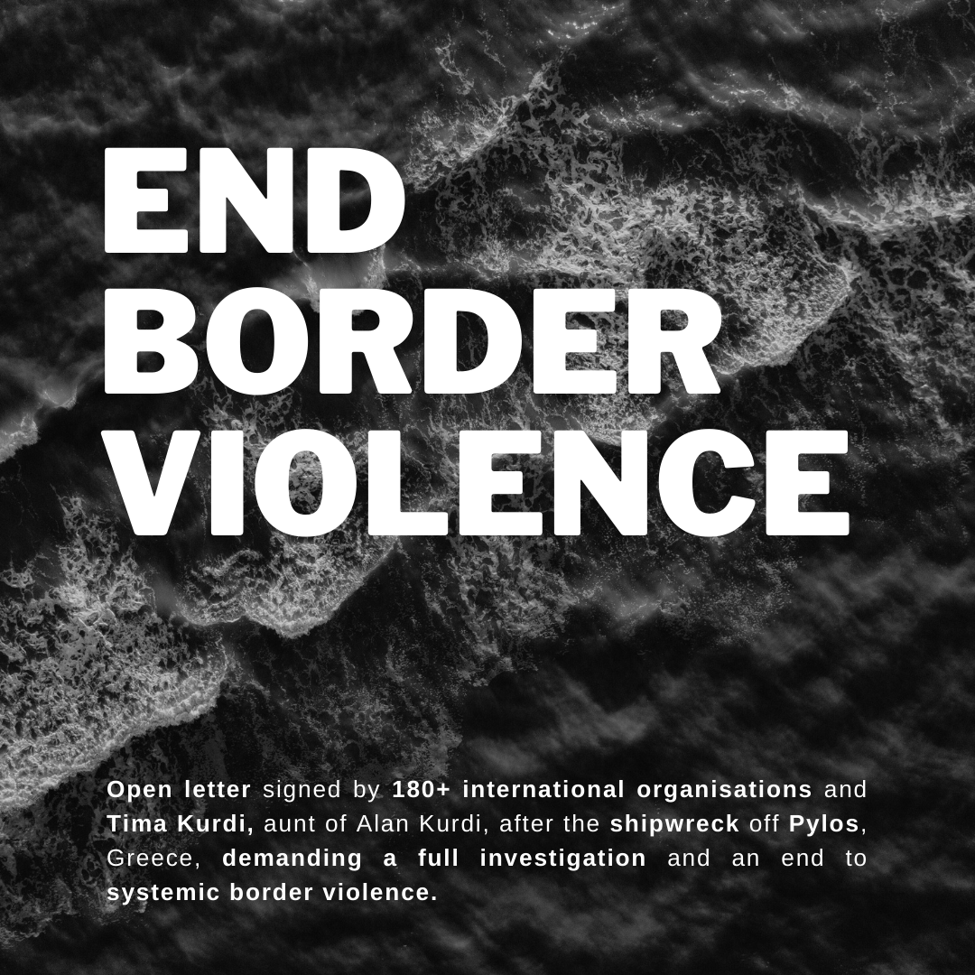 We join <a href="/TimaKurdi/">Tima Kurdi</a> and 180+ international organisations to demand an immediate end to systemic border violence &amp; a full investigation of the shipwreck off #Pylos, which resulted in as many as 600 people being killed. Read the open letter: tinyurl.com/PylosStatement
#WorldRefugeeDay