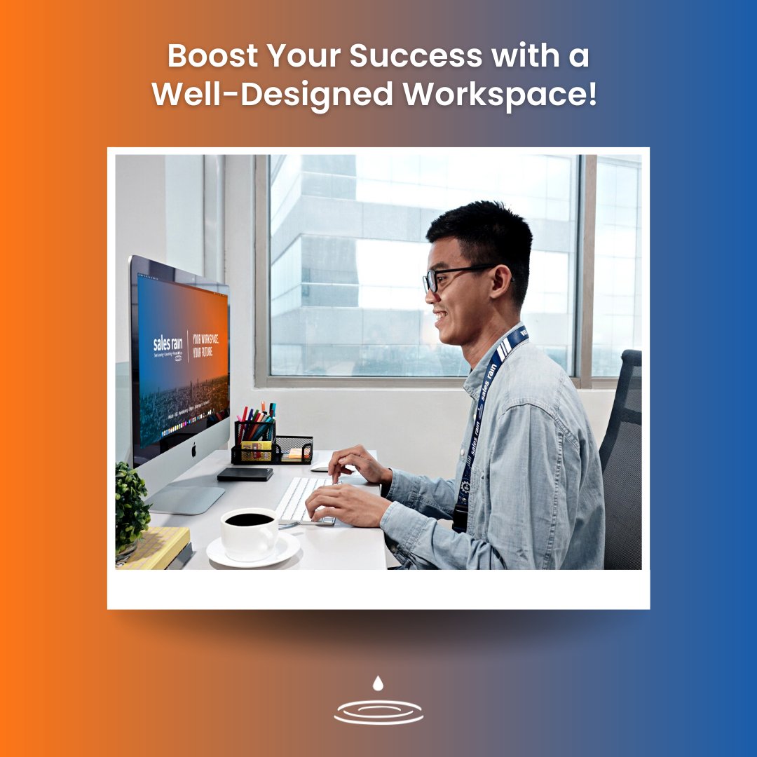 SalesRainInc's tweet image. 📷 Boost Your Success with a Well-Designed Workspace! 📷
Did you know that the environment you work in can have a significant impact on your productivity and overall success?
#WorkspaceMatters #ProductivityBoost #WellDesignedWorkspace #WorkplaceInspiration #seatleasing