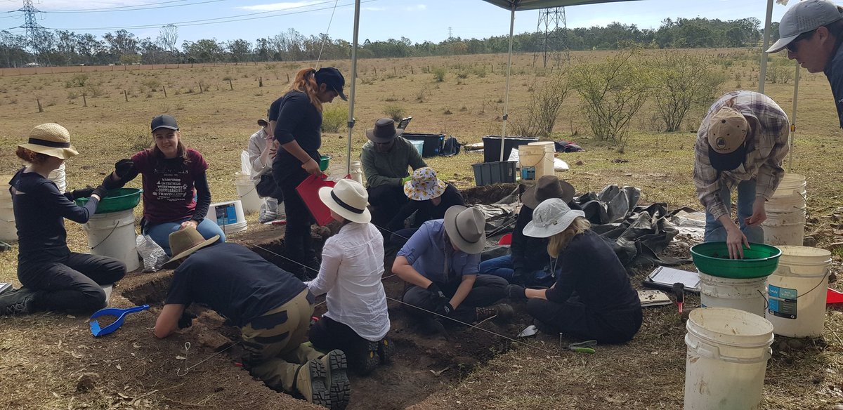 @EverickHF field school is off to a roaring start with 12 #Archaeologists getting their hands dirty for the first time #archaeology #effieldschool2023