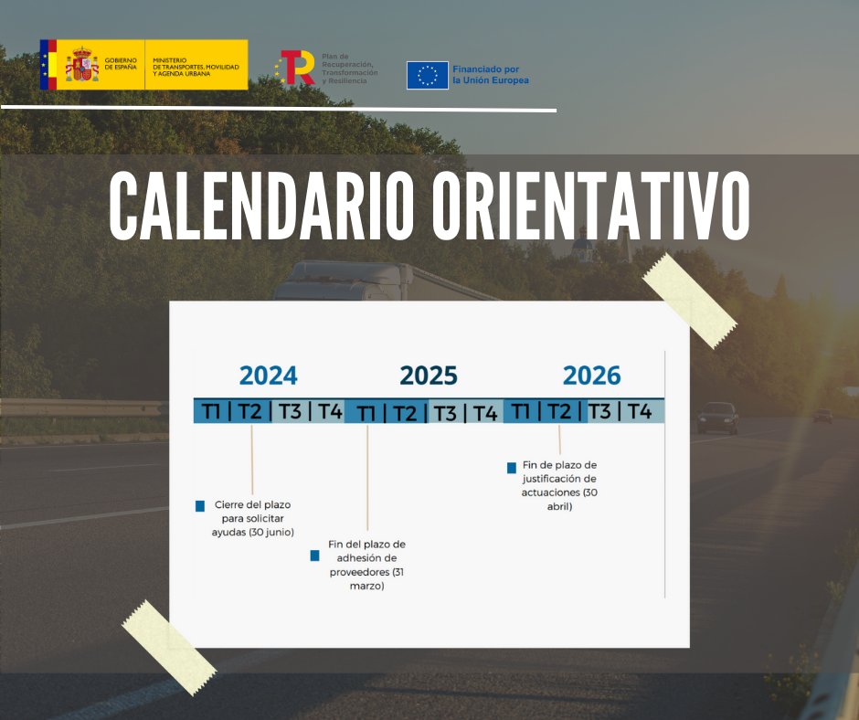consultingemc's tweet photo. ¿Estás interesado en el cheque moderniza? Este es el calendario de fechas orientativo.

#ayudas #digitalización #transporteterrestre #soluciones https://t.co/LW21DXpSOm