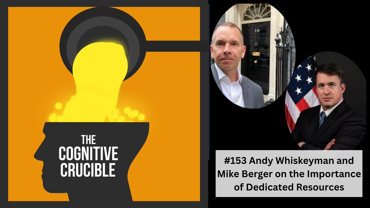 Dr. Andy Whiskeyman and Dr. Mike Berger discuss the importance of adequately resourcing operations in the information environment activities. Financial disparities beget capability disparities and ultimately information effects disparities. information-professionals.org/episode/cognit…