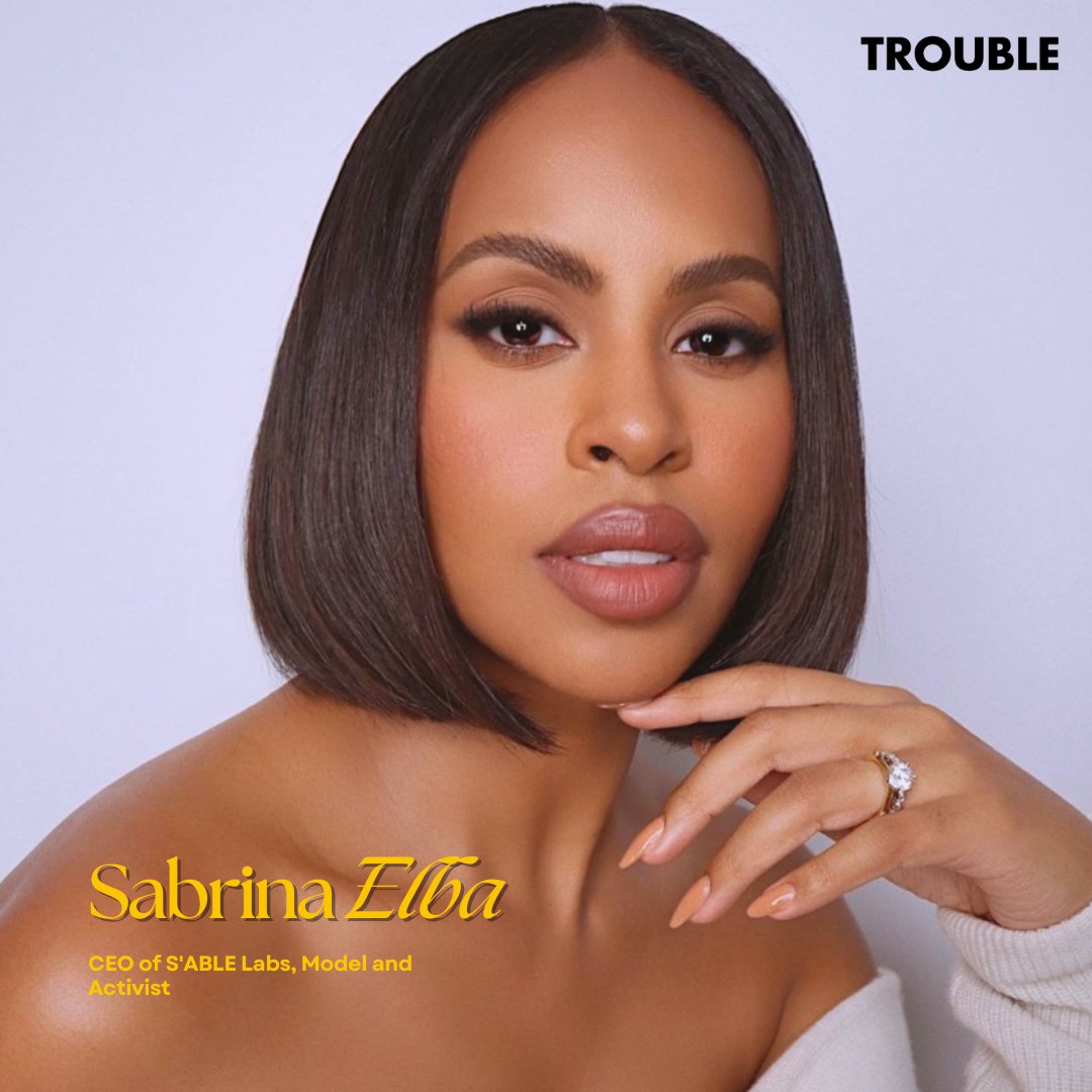 From sustainability and ethical supply chains to her passionate advocacy for gender equality, Sabrina Elba is pioneering change in every direction, and we are thrilled that she'll be joining us for an evening at The Trouble Club.

Tickets available here: ow.ly/ce8a50OHHWp