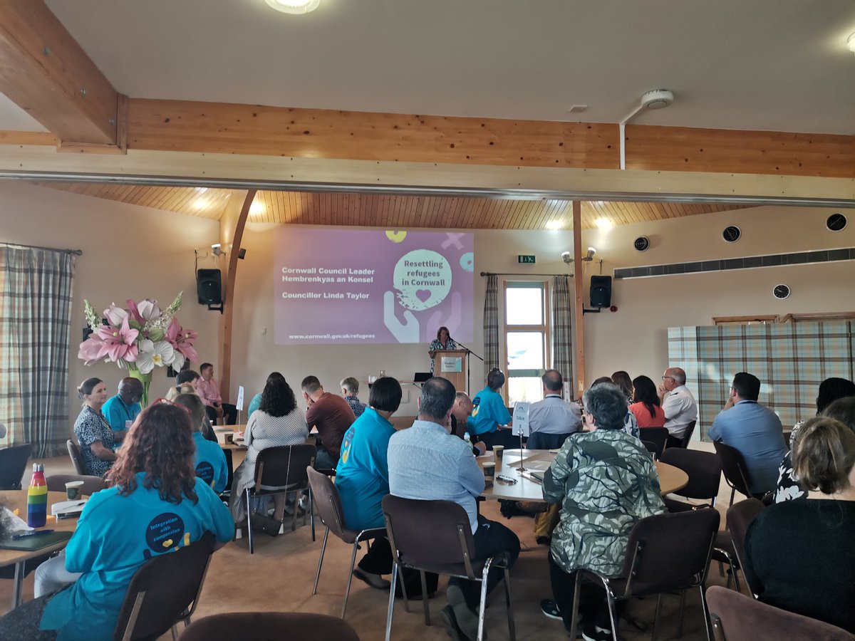 <a href="/CornwallVSF/">Cornwall VSF</a> are privileged and humbled to be involved in the <a href="/CornwallCouncil/">@cornwallcouncil</a> organised Refugee Conference for #nationalrefugeeday #ActionCompassion launched by Linda Taylor