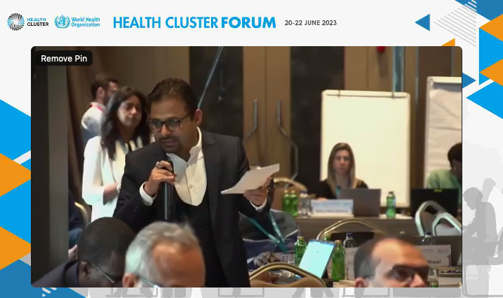 healthcluster's tweet photo. We are excited to kick off the Health Cluster Forum today! 🌐 Joining the conversation about #HEPR with @altaf_musani and @scottpendergast is crucial as we discuss strategies to strengthen our global healthcare systems and better respond to future challenges! 💪🌍 #HCF2023 https://t.co/1QYNnlCznE