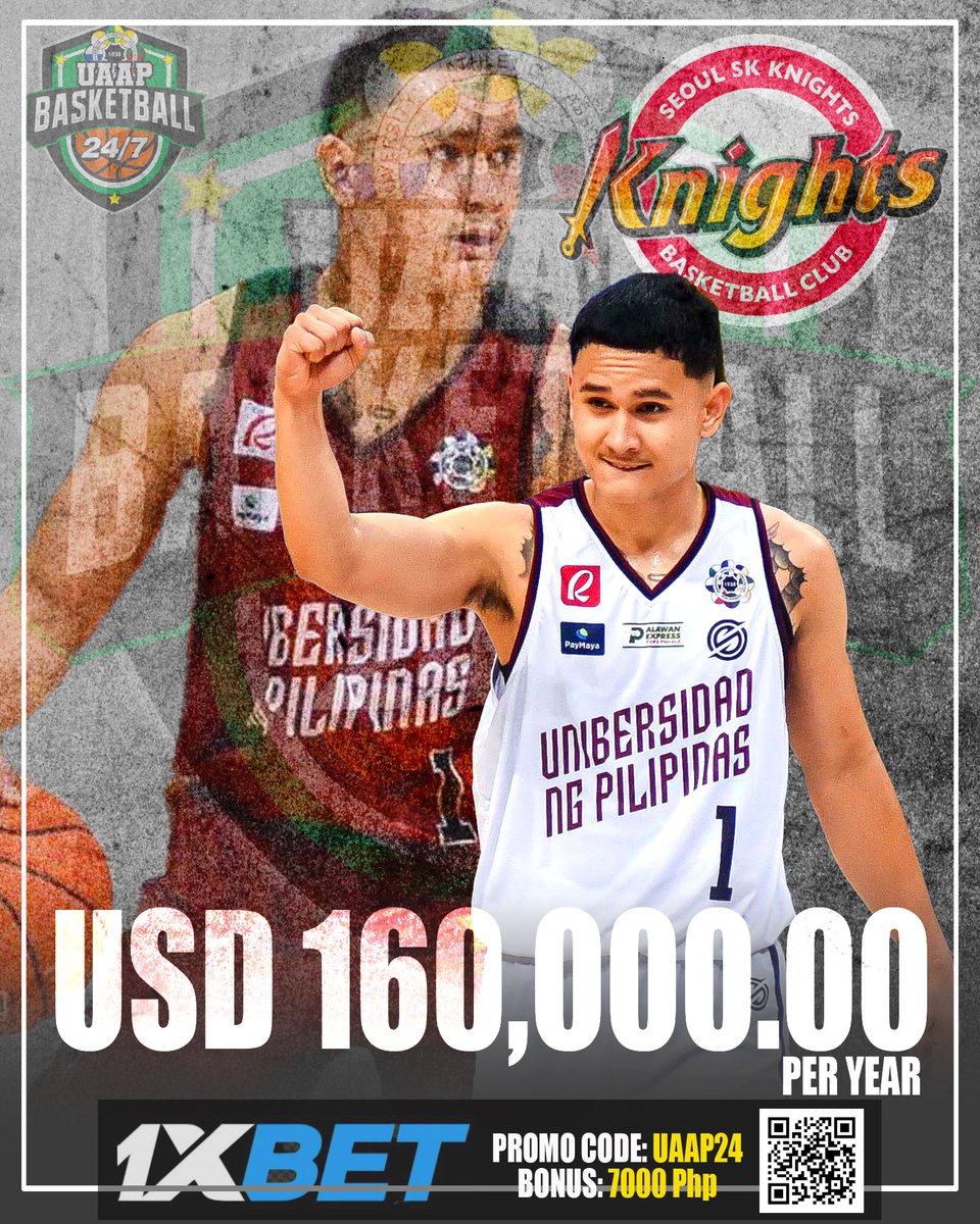 Juan Gomez de Liaño will get USD 160,000.00 annually after signing with Seoul SK Knights.

#UAAPseason86 #UAAPBasketball #UAAP86
#UAAPseason85