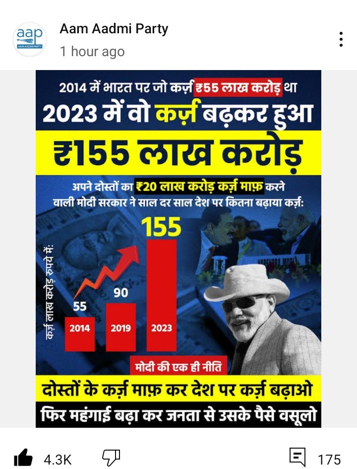 Anadh bhakt desh ki barbadi mein bhi khush hai 😂
@Editor__Sanjay <a href="/news24tvchannel/">News24</a> <a href="/indian_nagrik/">Nagrik 🇮🇳</a> <a href="/AamAadmiParty/">AAP</a> 
<a href="/narendramodi/">Narendra Modi</a> 
<a href="/RahulGandhi/">Rahul Gandhi</a> 
<a href="/ArvindKejriwal/">Arvind Kejriwal</a>
