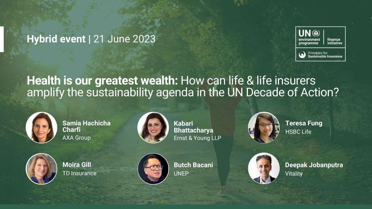 UNEP Finance Initiative (UNEP FI) (@unep_fi) on Twitter photo Launch LIVE on Wed at 10am BST: The PSI Life and Health Working Group’s new paper outlines a “Four Point Plan for Life and Health Insurers” that insurers can follow to address the protection gap and drive better health outcomes. ow.ly/cf0y50ORFWm <a href="/PSI_Initiative/">UN PSI Initiative</a> Launch LIVE on Wed at 10am BST: The PSI Life and Health Working Group’s new paper outlines a “Four Point Plan for Life and Health Insurers” that insurers can follow to address the protection gap and drive better health outcomes. ow.ly/cf0y50ORFWm <a href="/PSI_Initiative/">UN PSI Initiative</a>