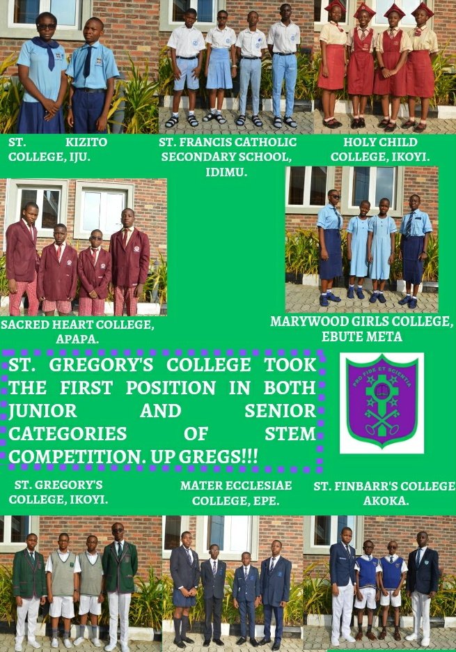 STGREGORYSCOLL1's tweet photo. St. Gregory's College took first position in both Junior and Senior Categories of STEM competition
#stemcompetition #stemeducation #stemcompetitions #students #catholicschools #MondayMotivation https://t.co/ghJ7qnEbXr