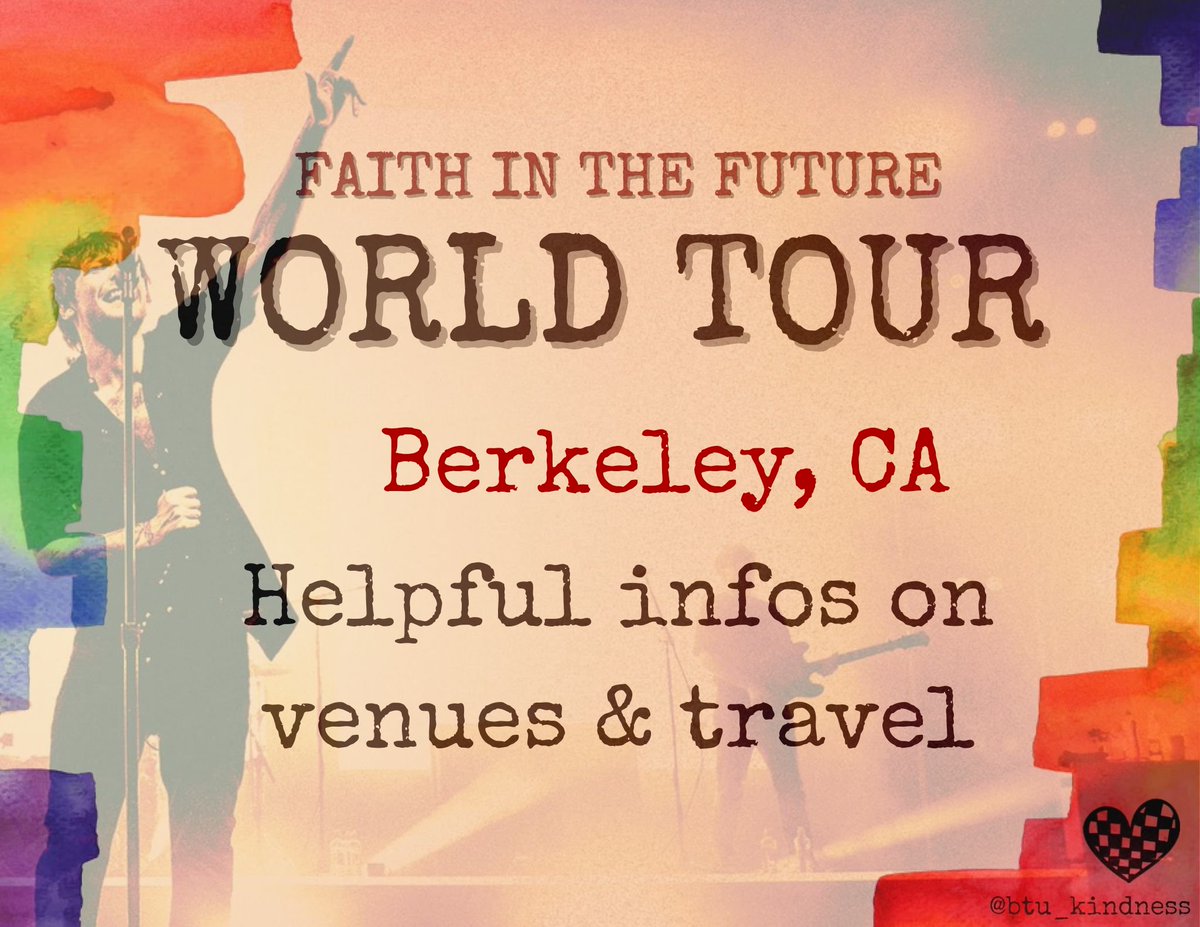Have you seen any info about Louis' show in BERKELEY, CA that might help other fans (travels, weather, regulations, situation at the venue)? Please comment below! #ThisFandomIsKind #FITFWorldTour #FITFWTberkeley