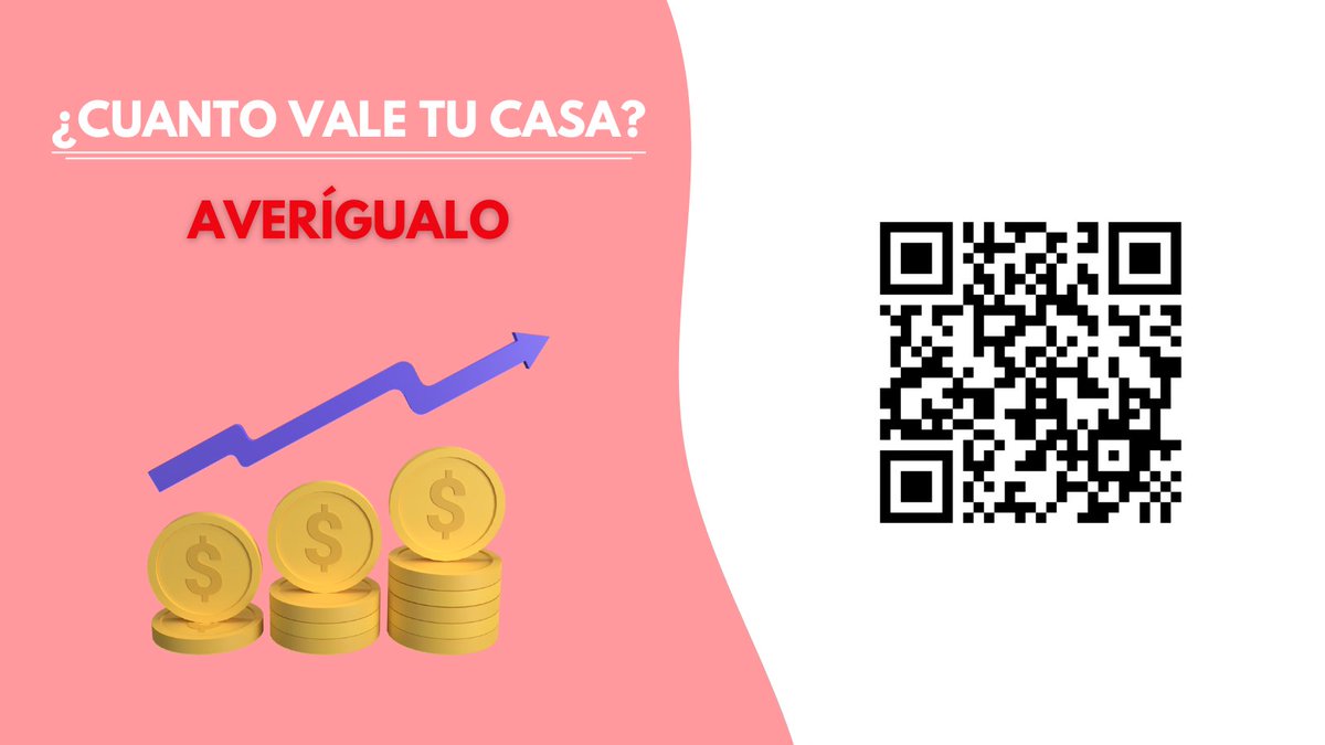 🏠 ¿Necesitas saber el valor de tu casa?
❤ Con la herramienta de Redpiso podrás comprobarlo en cuestión de minutos.
📱 Escanea el código con la cámara de tu móvil para poder averiguarlo.