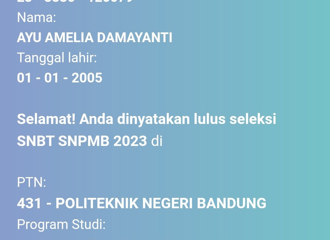 9tinking's tweet image. makasiii loh polban😖😫