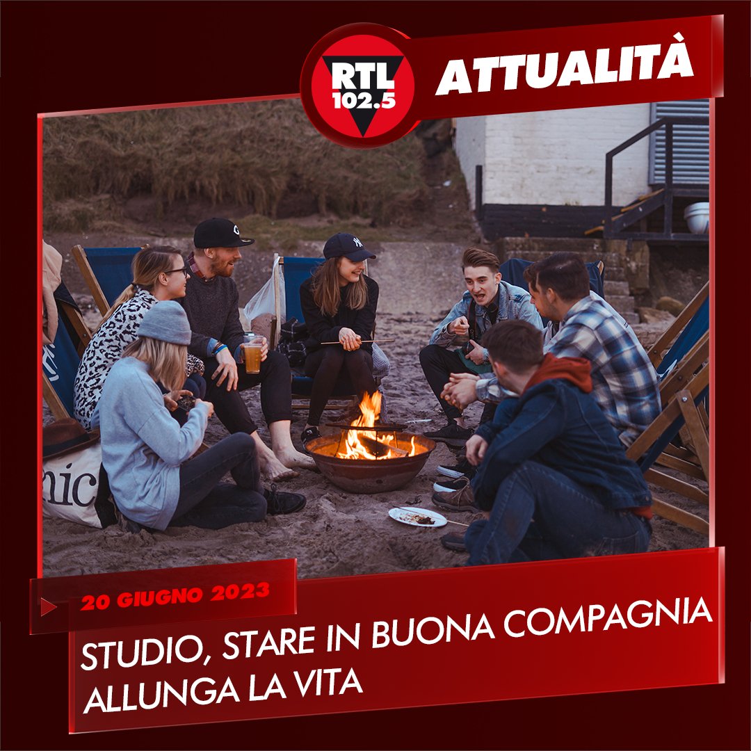 rtl1025's tweet image. 🤗 Stare in #compagnia allunga la vita: è quanto suggerisce una ricerca pubblicata su Nature Human Behaviour, secondo cui la #solitudine e l'#isolamento sociale sono associati a un aumento del rischio di morte per tutte le cause, dal 14 al 32% in più rispettivamente