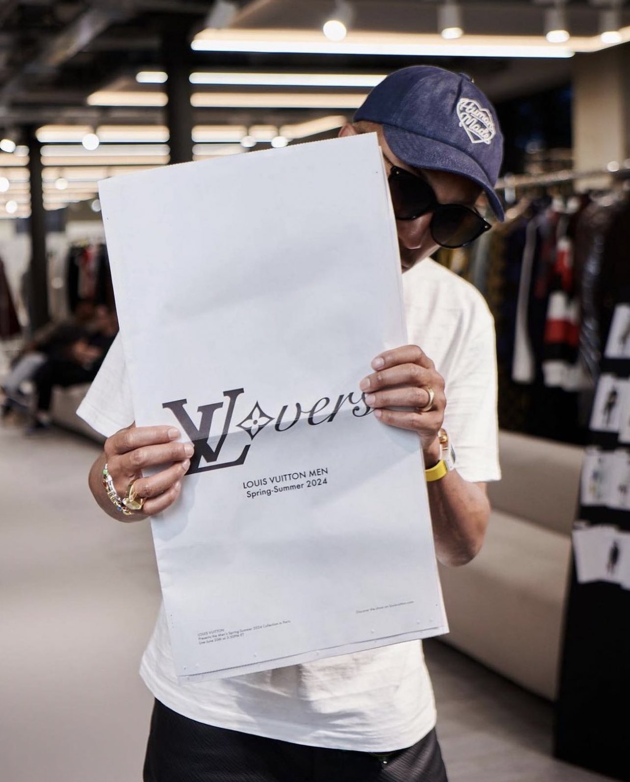 Outlander Magazine on X: SS24 Louis Vuitton T-Shirt by Pharrell
