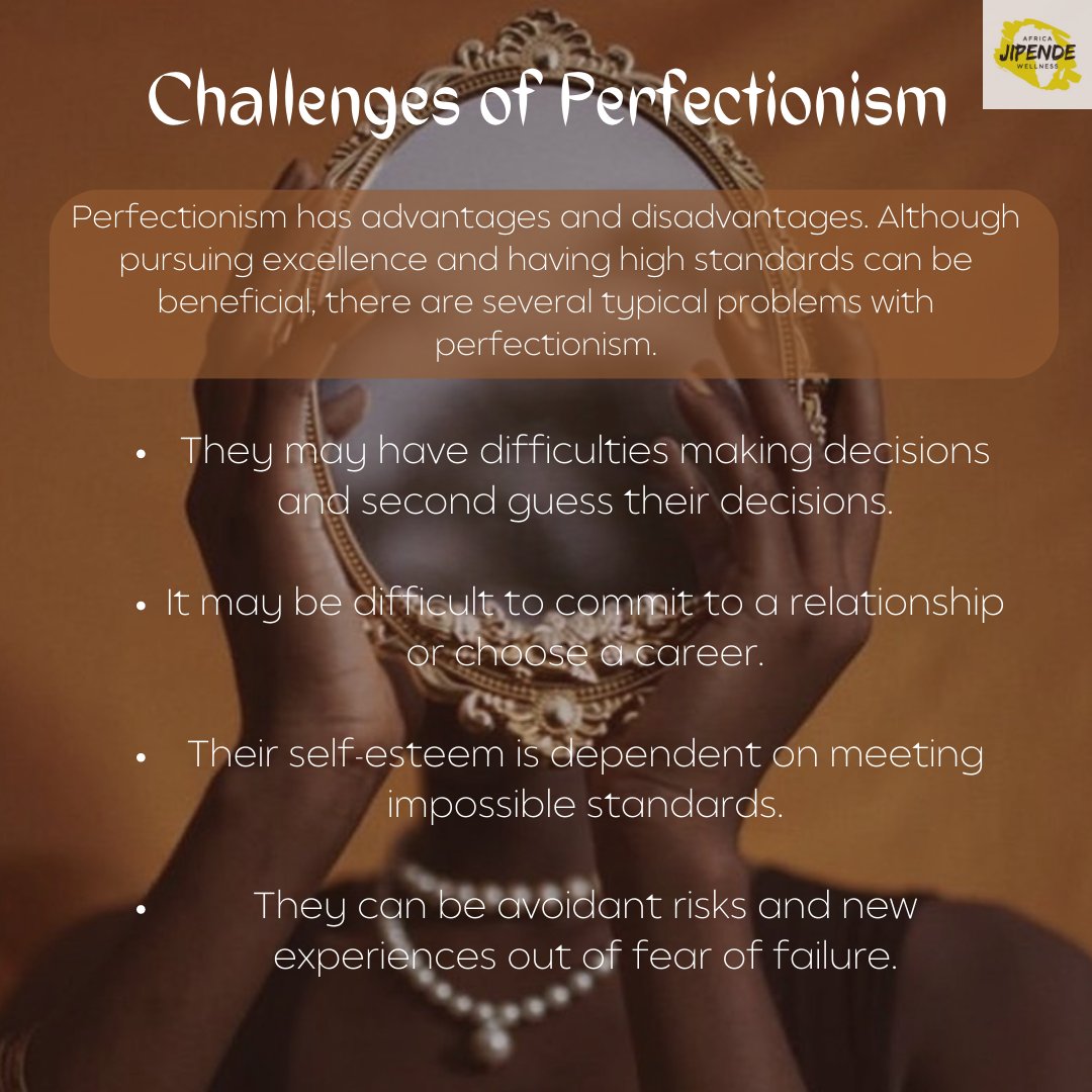 We started this month with Perfectionism as our topic. In psychology is a broad personality trait characterized by a person's interest in pursuing flawlessness and perfection. The posts below give a brief understanding of what Perfectionism is.

#mentalhealth #Perfectionism