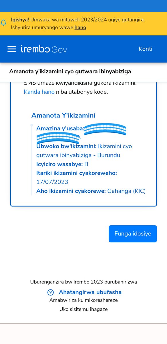 felba_1's tweet photo. @Rwandapolice uy'umuntu yakoze exam  15 June ubu yaratsinze musobanurire https://t.co/hG4gbH6EGA