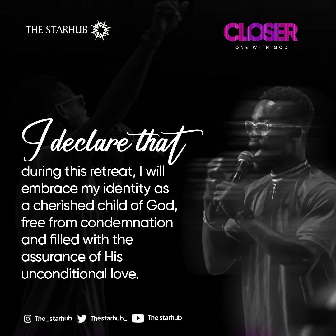 thestarhub_'s tweet photo. Declare with us: "During this retreat, I will embrace my identity as a cherished child of God, free from condemnation and filled with the assurance of His unconditional love"
Join us on June 23-24, 2023.
#Refresh2023 #OneWithGod #EmbraceTheEncounter #IgniteTheFireWithin https://t.co/GnUrYuCzwV