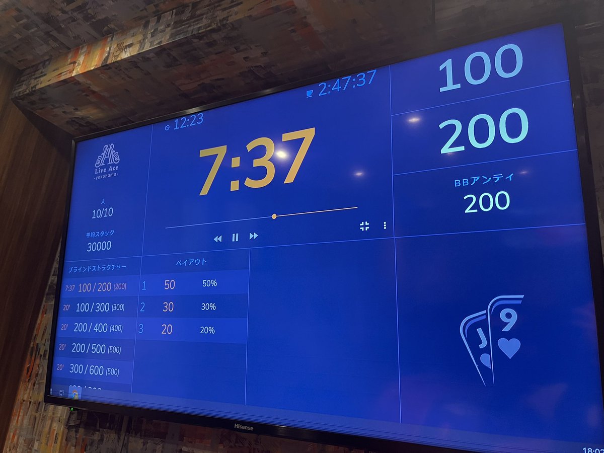 liveace_mix's tweet image. タイマースタートしてます‼️

来月には9high season24😆😆
権利を貯めて参加しましょう♪

皆様のご来店お待ちしております👍

#9highPL