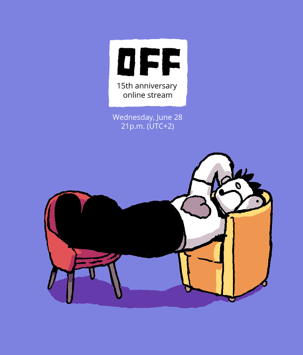 dikshalyer's tweet photo. Off's 15th anniversary stream will likely take place on Wednesday, June 28 at 9 p.m. (UTC+2) https://t.co/zdWZcnd5dK