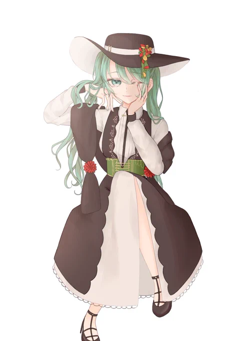 Ondo-さんのミクさん!オリジナルの衣装がとっても似合っているホー(*'艸`*)とっても大人っぽいミクさんだホー【】 #piapro #初音ミク