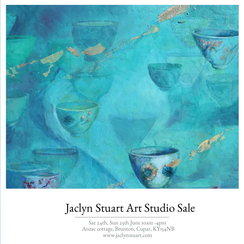 LuthrieG's tweet photo. 🎨 Jaclyn Stuart Art Studio Sale 🎨

📅 Sat 24th, Sun 25th June 10am-4pm 

🏘️ Anzac cottage, Brunton, Cupar, KY154NB 

https://t.co/6VVNeW35iD

#Luthrie #Brunton #fifearts #fifeart #fifeartistsandmakers #fifeartists #fifeartist #artsales #artsale #scotlandart #scotlandartist https://t.co/j030ZWXX6N