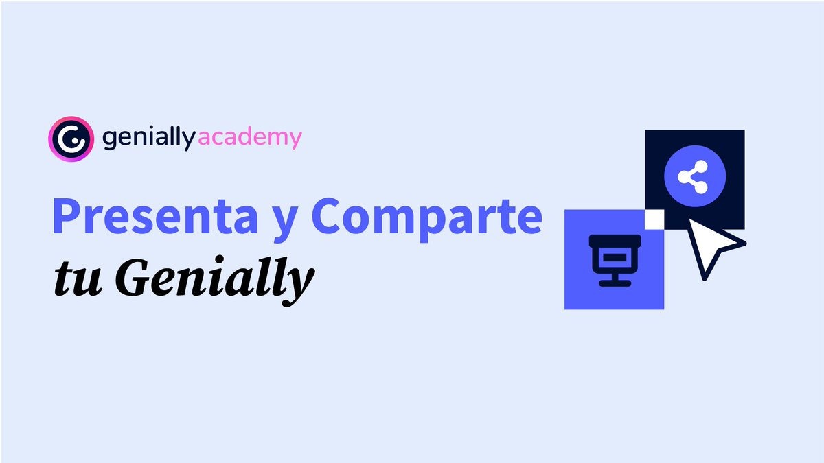 genially_es's tweet image. Puedes compartir tu genially con quien tú quieras. Sigue estos pasos para descubrir cual es la mejor forma para ti: youtube.com/watch?v=l-GFrr…

#videotutorial #GeniallyAcademy