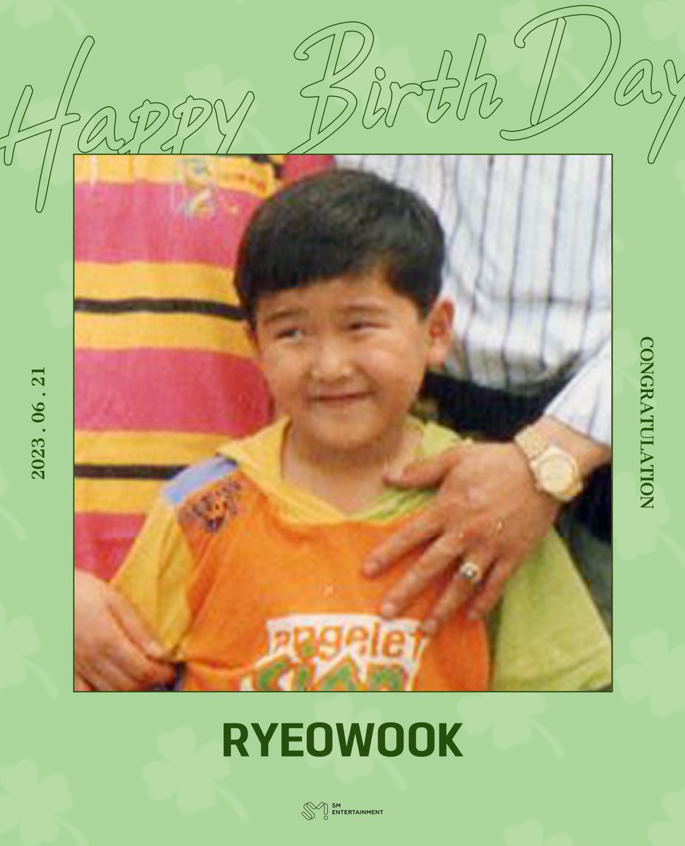 HAPPY BIRTHDAY RYEOWOOK🎂

#려욱 #RYEOWOOK @9ryeong9
#슈퍼주니어 #SUPERJUNIOR 
#HAPPYBIRTHDAY #20230621