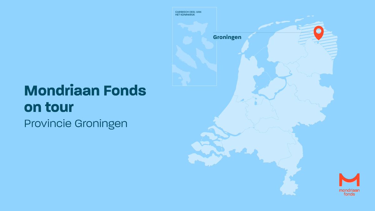 De komende maanden gaat het Mondriaan Fonds on tour door het land. Maandag 26 juni zijn we de hele dag in Groningen. Al je vragen kun je stellen tijdens het inloopspreekuur in de ochtend en in de middag is er een plenair programma. Meld je hier aan: bit.ly/43MfsEt