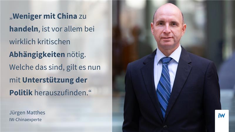 Institut der deutschen Wirtschaft (@iw_koeln) on Twitter photo #China: 2022 importierte #Deutschland so viele Waren wie nie zuvor. Bei welchen Produkten die Abhängigkeit besonders groß ist, hat IW-Ökonom <a href="/JrgenMatthes2/">Jürgen Matthes</a> in einer neuen Studie untersucht. iwkoeln.de/presse/pressem… #China: 2022 importierte #Deutschland so viele Waren wie nie zuvor. Bei welchen Produkten die Abhängigkeit besonders groß ist, hat IW-Ökonom <a href="/JrgenMatthes2/">Jürgen Matthes</a> in einer neuen Studie untersucht. iwkoeln.de/presse/pressem…