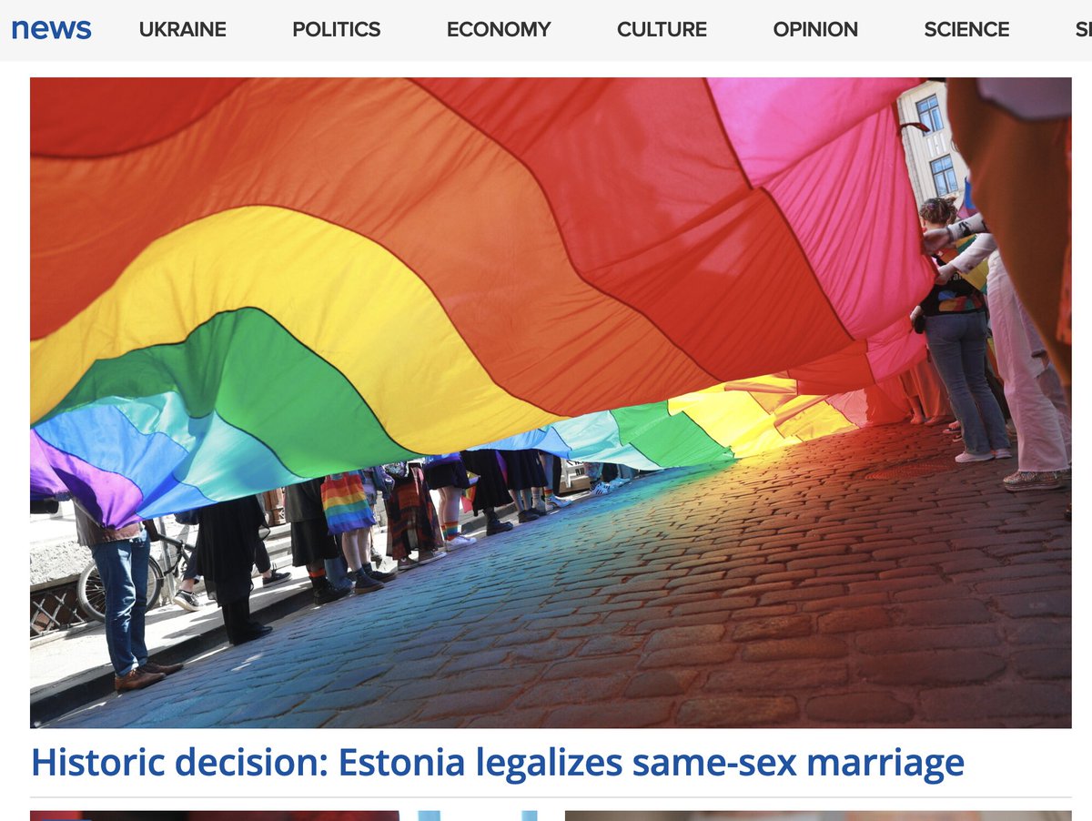 I'm framing this. #MarriageEquality #Eesti