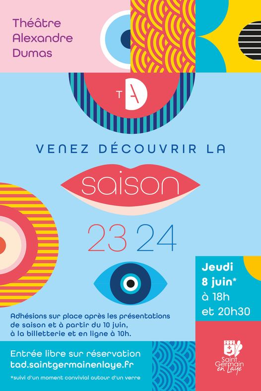 Les adhésions du TAD sont ouvertes ! 🎉
👉 Découvrez la programmation du théâtre : tad.saintgermainenlaye.fr
