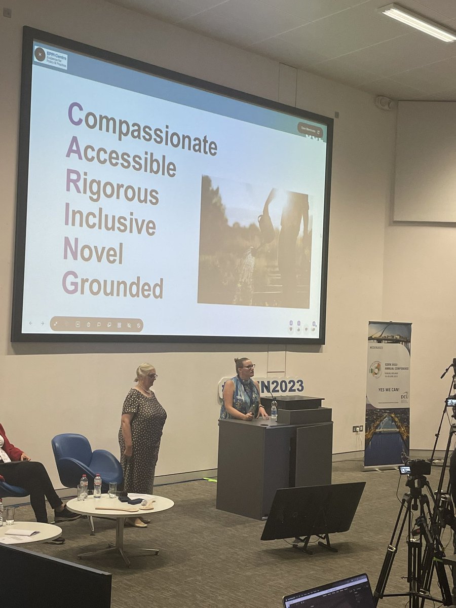 “Teaching and learning MUST be C-A-R-I-N-G” - <a href="/misc_nerd/">Dr Mel Bond MCCT</a> 

👏🏽👏🏽👏🏽

Awesome presentation by Dr. Melissa Bond at the 2023 Annual EDEN Conference 
<a href="/EDEN_DLE/">EDEN Digital Learning Europe</a>