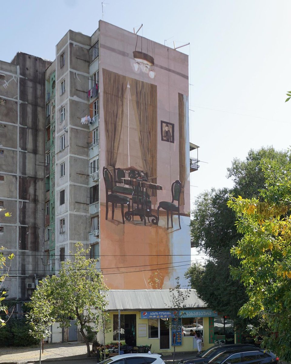#Streetart by #MohamedLghacham @ #Tbilisi, Georgia, for #TbilisiMuralFest
More pics at: barbarapicci.com/2023/06/20/str…
#streetartTbilisi #streetartGeorgia #Georgiastreetart #arteurbana #urbanart #murals #muralism #contemporaryart #artecontemporanea