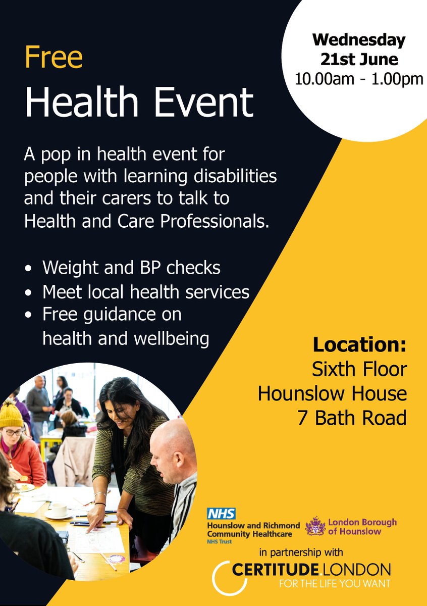 Hounslow Adult Learning Disability Health Team tweet media