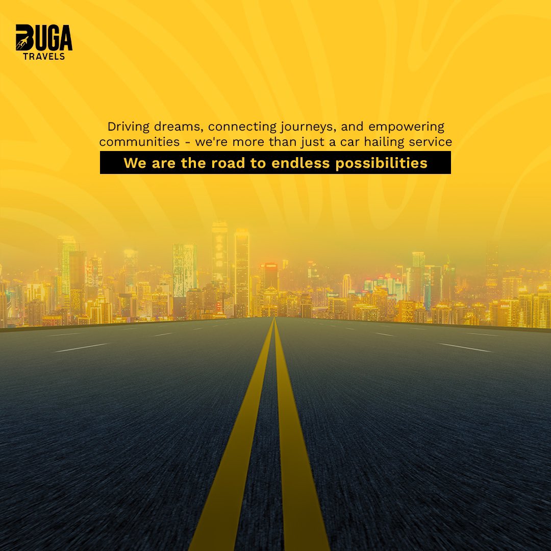 BugaTravels's tweet photo. For seamless journeys? Choose Buga Travels!
#bugadeforyou #bugatravels #studentravel #inspirationalquotes https://t.co/8g1NP9iDLU