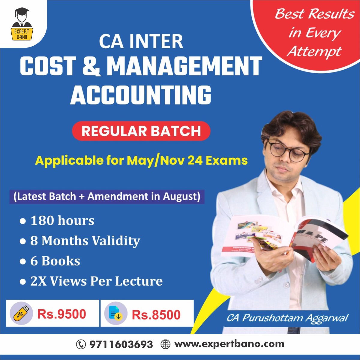 CA Inter Costing by CA Purushottam Aggarwal for May/Nov'24.
To buy, Visit:  bit.ly/3hCAIXA
Call on 9711603693 for inquiries.
#CAintercost #cafinalscmpe #capurushottamaggarwal #caexams #expertbano #cafinalcosting #caexams #CA #CAOnline #icai