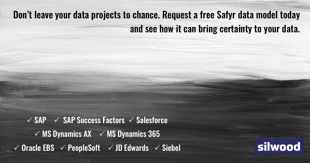 Request a free data model by #Safyr here ow.ly/QJjV50Nlk77 #SAP #Salesforce #MSDynamics #Dynamics365 #DynamicsAX #MSDynAX #dynamicscrm #OracleEBS #Peoplesoft #JDEdwards #JDE #Siebel #SiebelCRM #BI #MasterDataManagement #DataGovernance