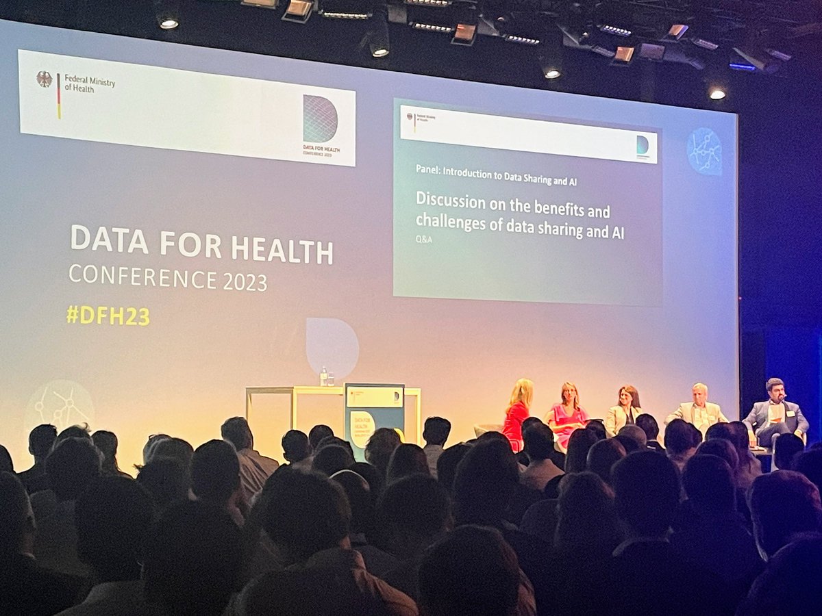 Excited to be at the @BMZ_Bund Data for Health Conference #DFH23 in Berlin! Looking forward to the discussions over the next two days. 

Hoping to hear insights on strengthening #HealthDataGovernance regulation and how countries can align on common minimum standards.