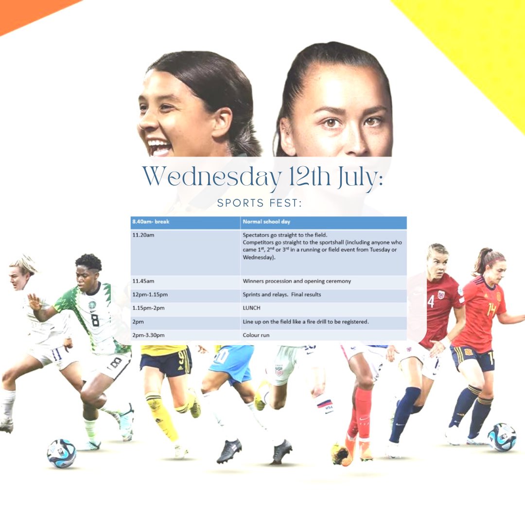 Sports Fest 2023 part 2🥳 

More details on our Facebook page!!