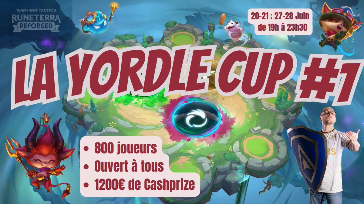 TLSesport's tweet photo. La TLS débarque à la Yordle cup #1, organisée par
@Un33dTFT  !   

Venez les soutenir sur la chaîne de TLS et retrouvez nos casters à partir de 19h ce soir  !  

Twitch : https://t.co/2U0MRw0I5G https://t.co/p8p0u28Y7M