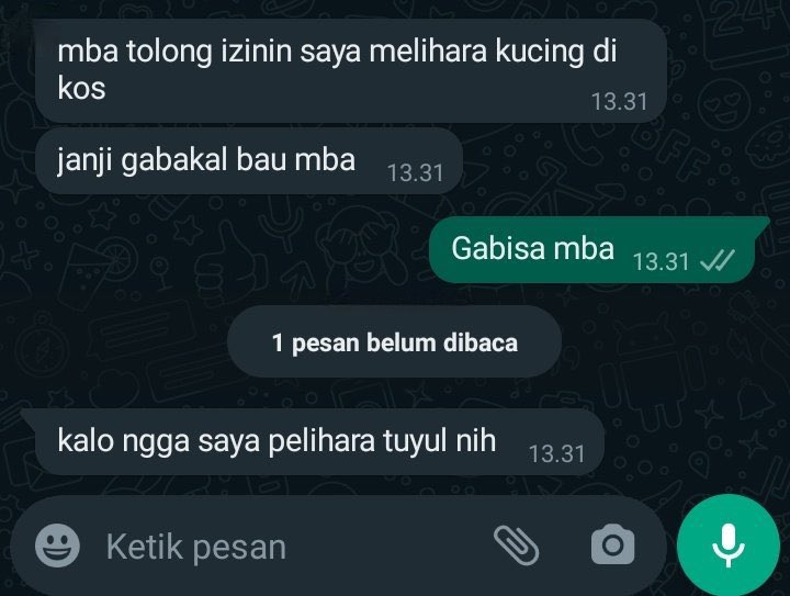 nocontextreceh's tweet photo. KUMPULAN TXT RECEH DARI CHAT NETIJEN

-a thread- https://t.co/VYs3UNysZM