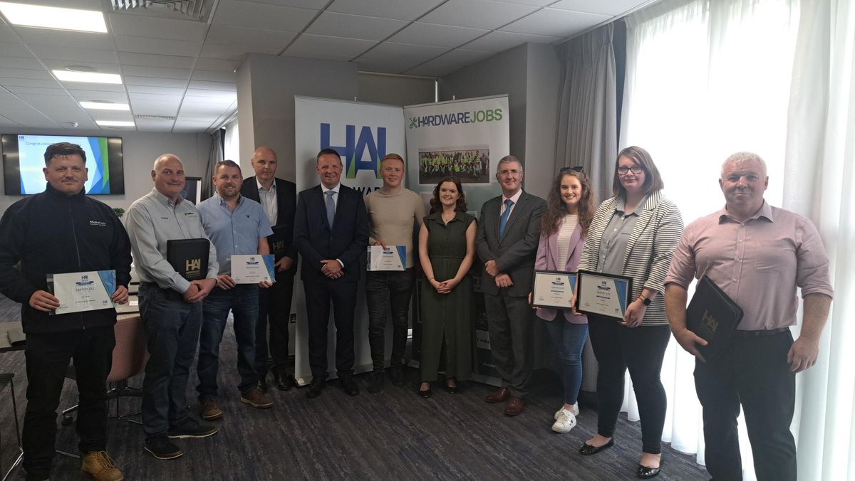 Congratulations to all the students who recently graduated  from this year's Hardware Association Ireland Certificate in Hardware Retail &amp; Merchanting! 🎉👏

Here are all the students below pictured with our very own Sales Manager and Octabuild Chairman Declan Conlon.