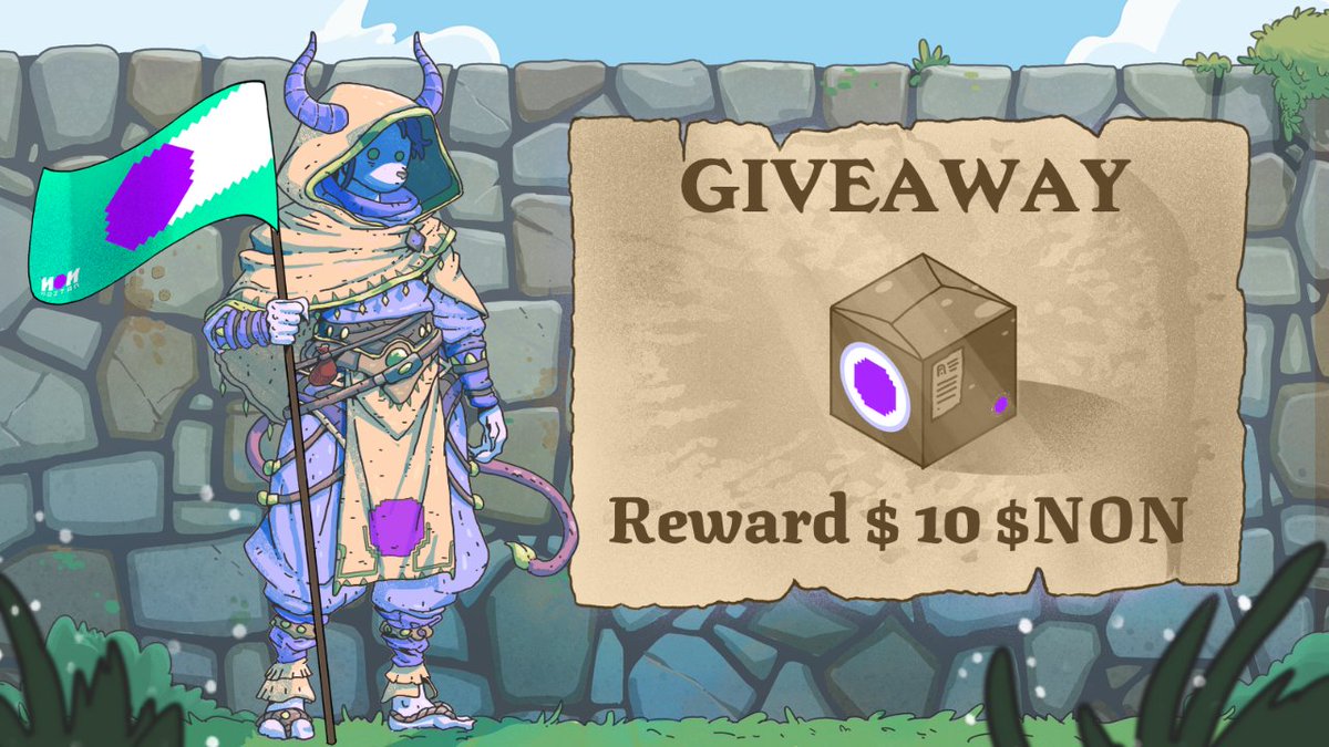 NONarmyHQ's tweet photo. @NONlabsHQ $NON Giveaway Quest
🏆 Saturday, we'll give away $10 of $NON each to 5 🎲 participants

🚨 Rules:

1️⃣ Retweet or Quote the tweet above ����
2️⃣ Tag two friends and @NONlabsHQ 
3️⃣ Fill out this form: https://t.co/hqVES4OM9T
4️⃣ Ends: June 24, 2023, 7 am UTC

👏 2/2 https://t.co/B6JMMxtqUL