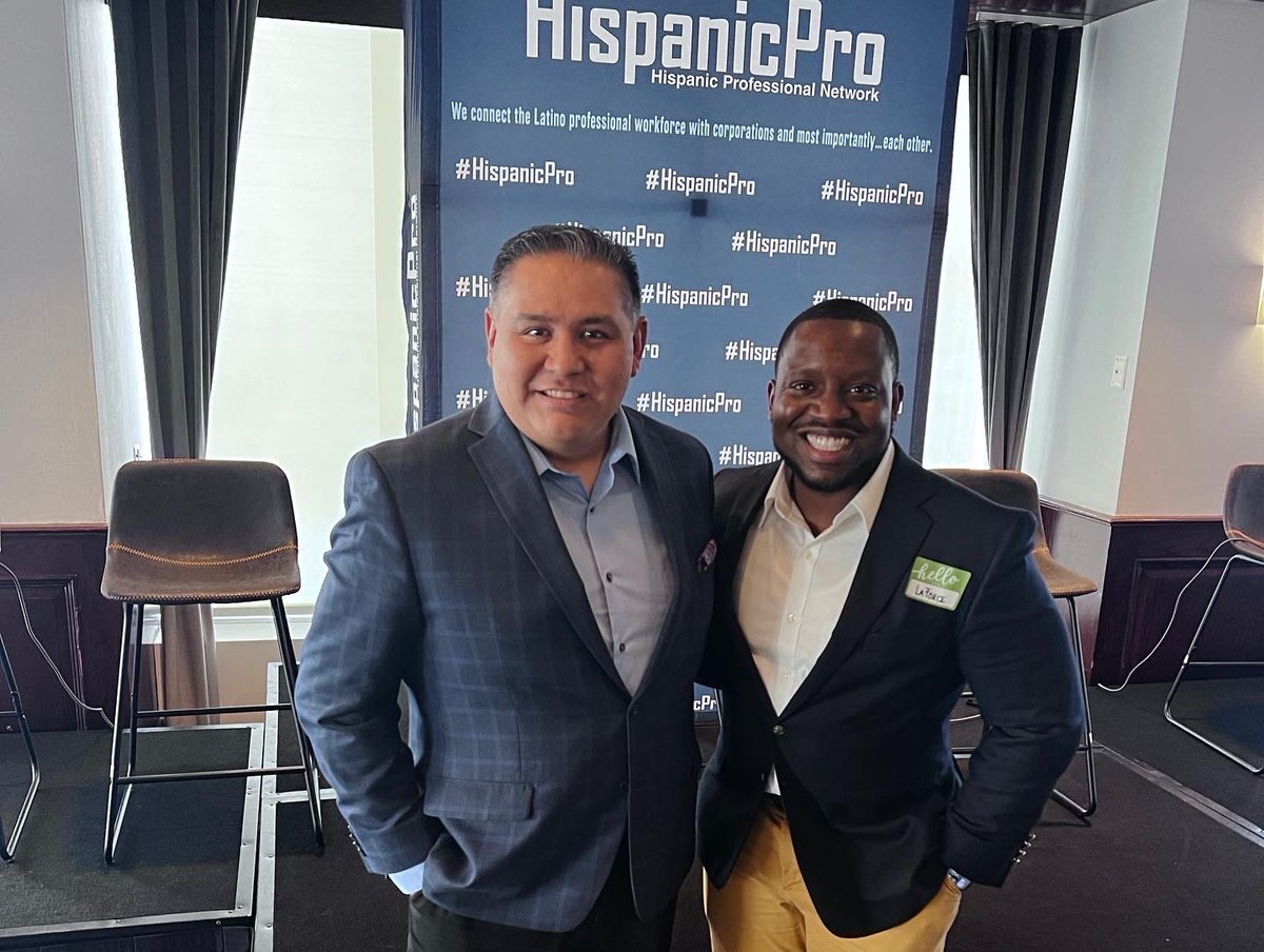 MediaRey's tweet photo. Always great to attend @hispanicpro 's events! @TsitsikiFelix great job moderating #personalbranding event! https://t.co/pVtIJwsYa8