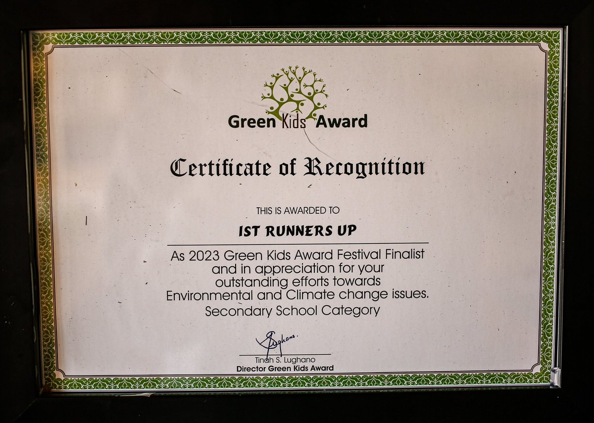 darajaacademy's tweet image. Daraja, the 2nd Runners Up!
Green Kids Awards awards Kenyan children who have impacted our #MotherNature through climate change and environment.

Daraja was privileged to showcase the hand washing machine that utilizes a coded software, arduino and proximity sensor.

#DarajaGirls