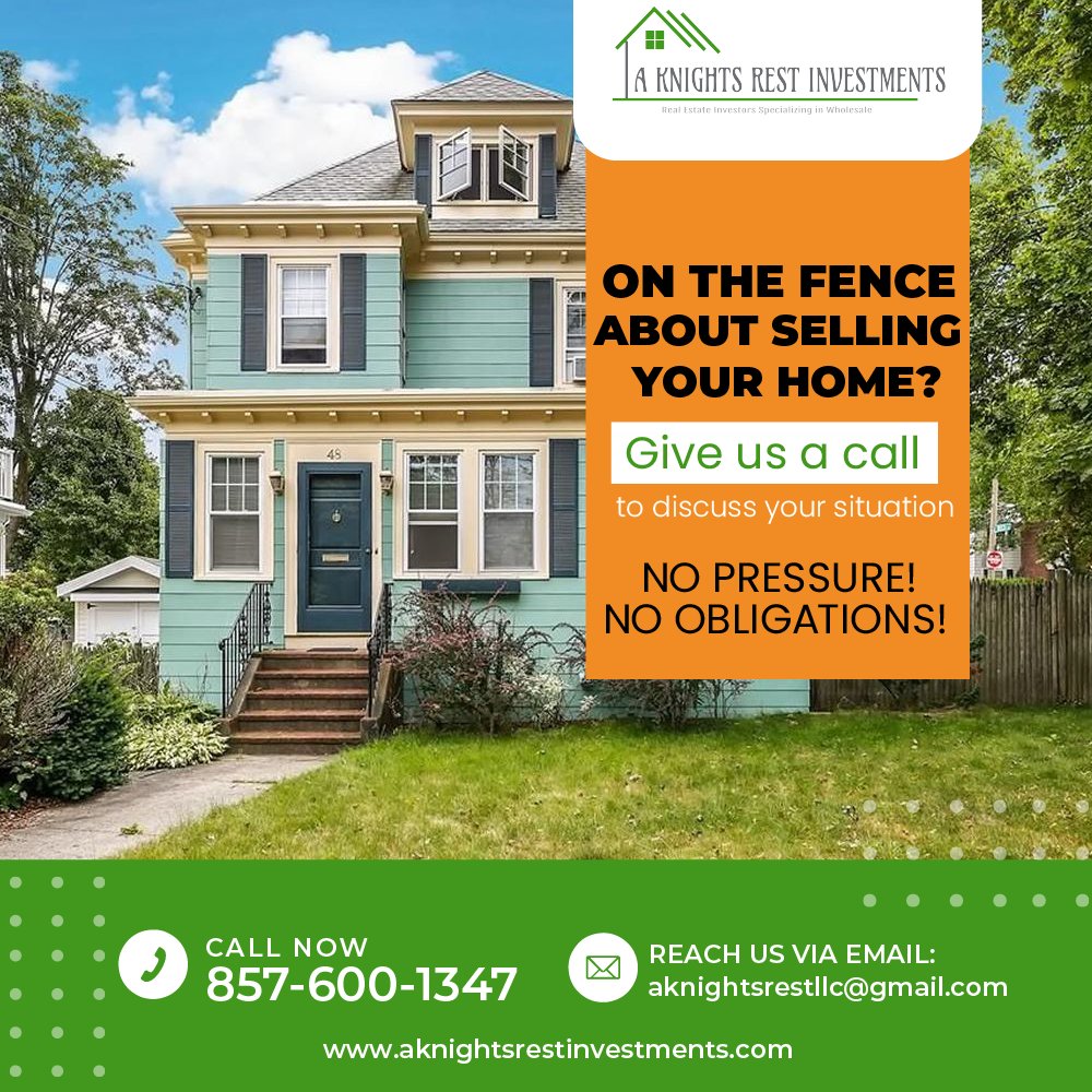 On the fence? Give us a call, let's discuss your situation! #wecanhelp #letstalkaboutit #WeBuyHouses #homeowners #stressed #buymyhouse #sellmyhouse #avoidforeclosure #cantpaymymortgage #lostmyjob #help #retiring Any location, Any situation, Any condition!