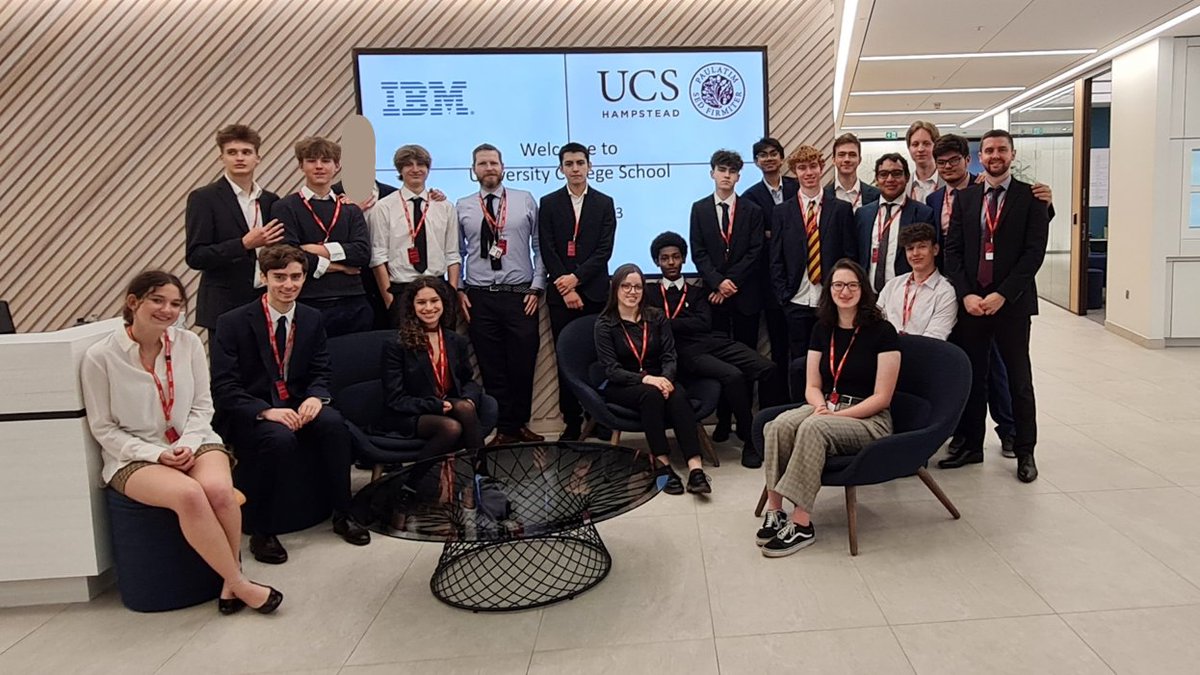 Our Y12 Computer Scientists enjoyed a visit to <a href="/ibm/">IBM</a> in London yesterday. They were treated to a tour of emerging tech, an agile workshop and a Q&amp;A panel with early career professionals! <a href="/UCSHampstead/">UCS Hampstead</a>