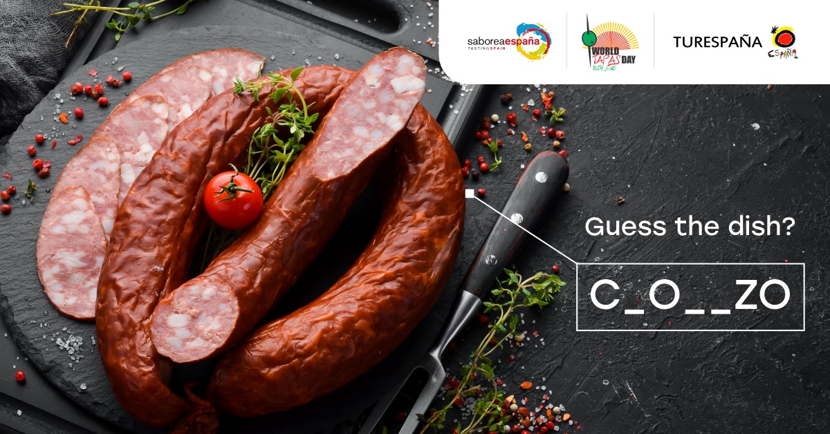 This is a type of pork sausage,🌭and it gets its red color from the use of paprika🌶️in its preparation. It is usually fermented, cured, and smoked and can be eaten cold or hot.♨️Guess the answer in the comments section.👇

#VisitSpain #SpainGastronomy