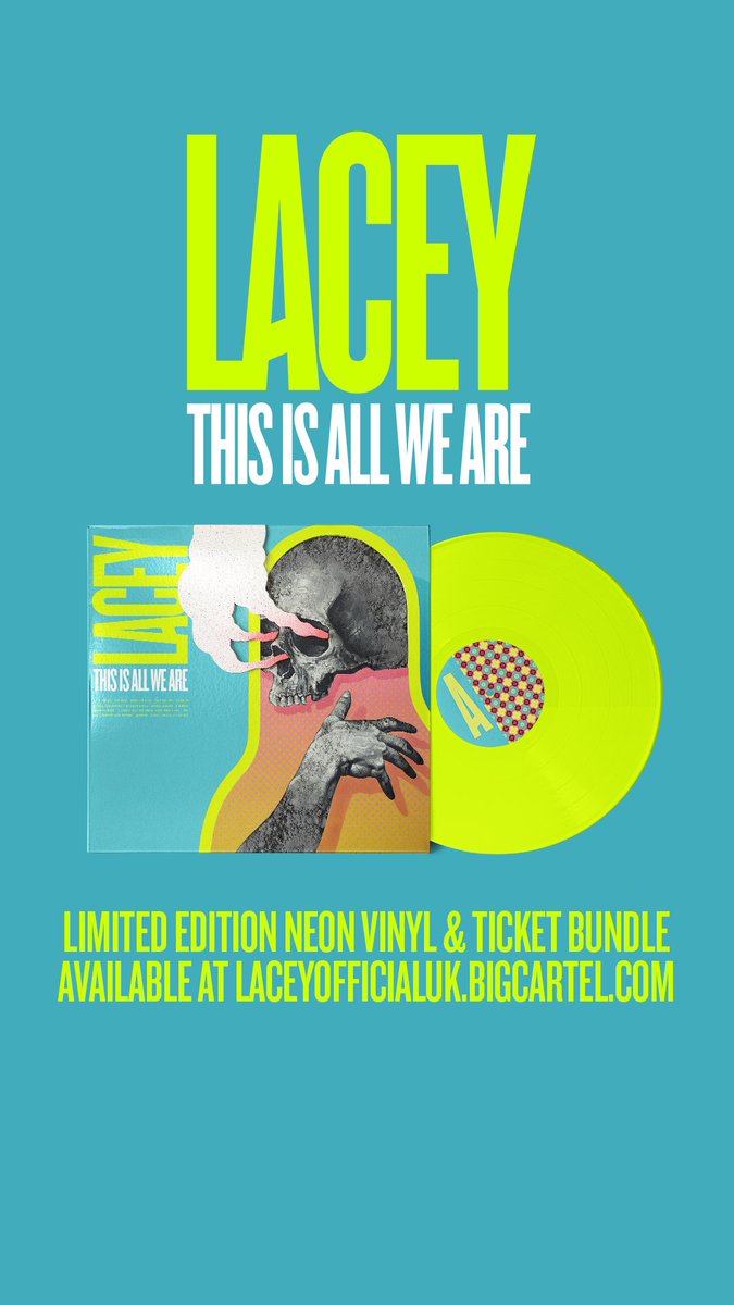 LaceyOfficialUK's tweet photo. VINYL + ALBUM LAUNCH SHOW!

You asked for it, we’re pressing our new album on glorious neon yellow vinyl for a limited run. We’ve also announced an album launch headline show to celebrate it. Thanks for all the support, see you at the show 🖤 Link - https://t.co/kv3vAGy431 https://t.co/0TKbx8rkqN